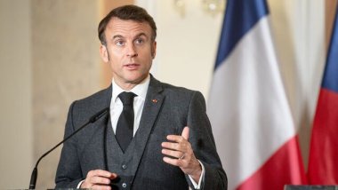 Macron: Ukrayna'da Rus güçlerine karşı kara operasyonu düzenleyebiliriz
